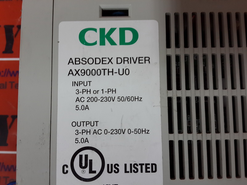 CKD ABSODEX DRIVER T SERIES AX9000TH-U0 - PLC DCS SERVO Control MOTOR POWER  SUPPLY IPC ROBOT